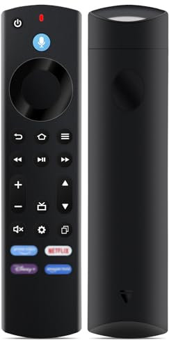 Aischens Telecomando Vocale Sostitutivo per Fire AMZ Smart TV per 4K Lite TV Stick, compatibile con le Insignia/Toshiba/Pioneer Fire