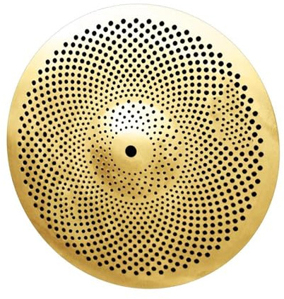 Platillo Splash De 12 Pulgadas Dorado De Bajo Volumen Para Batería Para Práctica