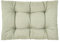 PFM HOME Palettenkissen 120 x 80 cm Outdoor-Kissen für Palettensofa Palettenmöbel Europaletten - Sitzkissen Paletten-Auflagen Gesteppt - Olivgrün