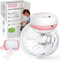 Jheppbay Electric Breast Pump Wearable, Remote Control Hands Free Breast Pump Portable for Mom, 3 Modes 12 Levels, BPA Free, Fit in Bra, Travel, Office, Home Breastfeeding