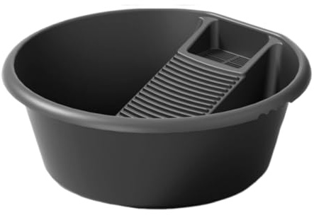 Jiuvaso Lavandino, Vasca per Lavare La Biancheria, Vestiti, Lavabo per La Pulizia Della Stanza con Balcone, 48 cm x 48 cm x 18 cm