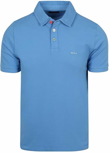 New Zealand Auckland NZA Polo Hawera Sailing Blau - Grösse 3XL - Herren - Bekleidung - Regular-fit - Stretch -