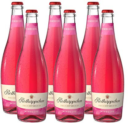 Rotkäppchen Fruchtsecco Himbeere (6 x 0,75l) - Der fruchtig-frische Genuss im Glas.