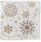 Mank Tissue-Servietten | Premium Einweg-Serviette | saugstark | perfekt für Weihnachtsfeiern & Adventsfeiern | Weihnachtsservietten | 100 Stück | Cristal (Braun-Gold, 33 x 33 cm)