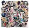 Slayer Anime Stickers for Laptop (50 PCS),Gift for Children Teens Adults Girl Boys,Waterproof Stickers for Water Bottle, Kimetsu no Yaiba Vinyl Stickers for Dairy,Scrapbook,Skateboard