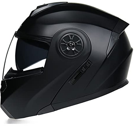 SDFGDFD Casque Modulable,Casque De Moto Intégré avec Double Visière,Casques Intégral Flip-up Modulables Casque Modulable Double Visiere Homme Et Femme Certification ECE/Dot