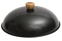 School of Wok - Carbon Steel Wok Lid to Sit Inside 12/30cm Wok, Poach or Steam