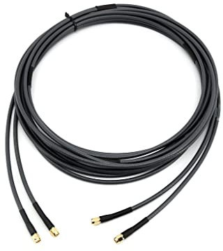 maas funk-elektronik importeur Twin Koaxkabel Belden H155 10m SMA(m) - SMA(m) - für MIMO Antenne