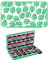 Konphat Étui pour Jeux Switch, Boîte de Rangement pour Cartouches de Jeux Nintendo Switch,Boîtier Housse de Protection Portable avec 24 Support des NS Jeux Cartes Organisateur Conteneur