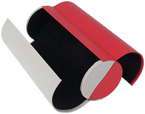 Paule & Knopf Duett Voyage - Custodia per occhiali con chiusura magnetica in diversi colori, Grigio rosso, Taglia unica