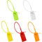 Aieraczy 100 Pezzi Etichette Plastica Scrivibili, Etichette Fascette Plastica, Multicolore Sigilli di Sicurezza, Plastic Tag Fascette Numerate per Abbigliamento Scarpe Borse Logistica Trasporto