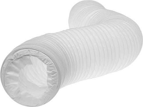 Vent Systems Ø100mm 6m Lang PVC Flexschlauch mit Stahldraht innen. Flexible Luftleitungen zur Belüftung. Flexibler Heizungs-, Kühlungs- und Lüftungskanal