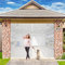 Zanzariera Magnetica, 275x285 cm con Calamita Moschiera Tenda Porta Magnetica Totalmente Magnetica per Porte d'Ingresso,Porte, Cortili - Bianca H