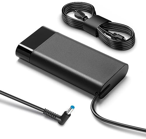 Cargador para portátil de 135 W compatible con HP Spectre x360 15 15-df 15-dc serie HP Pavilion Gaming 17 15 TPN-CA13 TPN-DA11 L15534-001,15t-df100 CTO, OMEN por HP 17 15 Series ec0013dx13dx1 , 0751ms