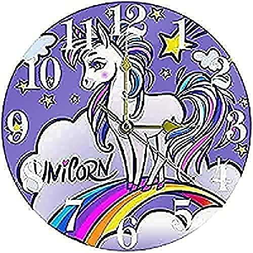 Orologio da parete rotondo Orologio da parete viola Orologi da parete rotondi al quarzo da 12 pollici Regalo decorativo