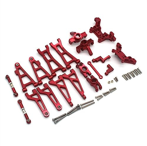 WORKSDUO Für MJX Hyper Go RC Auto Teile Fernbedienung H16 16207 16208 16209 16210 Metall Upgrades Arme Lenkrad Hebel 16170 16180 Verschleißteil
