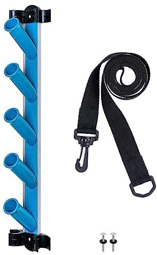 FUNOMOCYA Swimming Pool Sweepers Broom Rack Pool Cleaning Bracket Accessory Holder Safe Material Easy Tool Storage Random Color