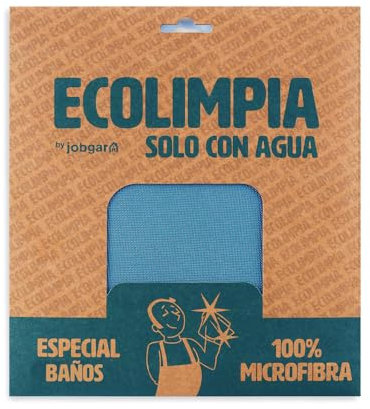10XDIEZ Paño bayeta ecolimpia Especial baño (Azul - 1 Unidad - Especial Baño)