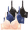 Lot de 3 Soutien Gorge avec Armature Femme Sexy, Brassière Femme Dentelle,Soutien-Gorge Femme Grandes Tailles Couleurs Pures Lingerie Française Bralette a La Mode Classique de Base Casual Bra