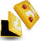 MatoSan Switch Game Case Hülle für Switch Spiele Aufbewahrung, Switch Games Organizer mit klick-Verschluss, Für 12 Switch Karten + Mini SD Card Aufbewahrung Schutz, Switch Spiele Hülle (Gelb Weiß)
