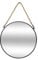 WELL HOME MOBILIARIO & DECORACIÓN Miroir Rond avec Corde, en métal, D. 38 cm
