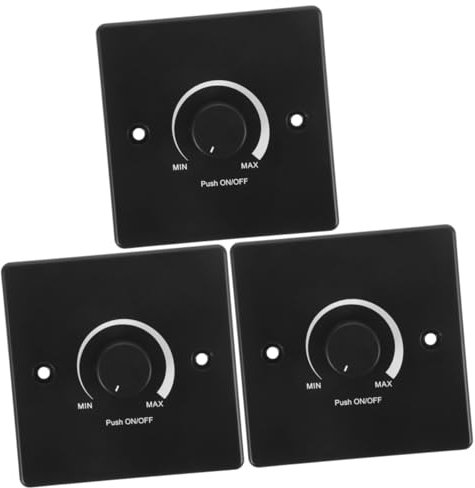 ULTECHNOVO 3St RV-Niederspannungsdimmer Dimmer Schalter Dimmer für Wohnmobile Boot Beleuchtung Dimmer RV Licht Dimmer schalten 12V Dimmschalter Wohnmobil Lichtschalter RV-Schalter Stk