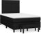 OHOOWOO Boxspringbett mit Matratze Schwarz 120x190 cm Stoff,Boxspringbett mit Taschenfederkernmatratze Erholsamer Schlaf und Komfort