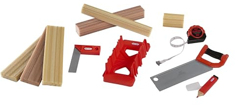 little tikes Creative Construction Measure & Cut Set - Incluye 5 Accesorios, Juego de Construcción para Niños y Niñas Mayores de 3 Años