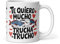 Creatello Taza Te Quiero Mucho Como la Trucha al Trucho - Regalo Parejas Románticas San Valentin Novia Pesca Amor Pareja