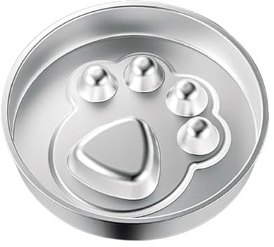 Tktouci Lento para Perros,Plato para Comida con Diseño Antiahogo - Recipiente De Acero Inoxidable Antiatragantamiento, Alimentación Interactiva para Razas Pequeñas Y Grandes Que Previene La