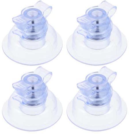 Cabilock 4pcs Inflatable Pump Adapter Leakproof Valve Replacement for Beds Tent Pool Boat Air Pump Accessories with Inflation Nozzle for Outdoor Use