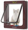 Ycozy Medio Porta per Gatti per Porte 19.7 x 19 cm con Chiusura a 4 Vie per Porta Interna Esterna Finestra a Muro, Gattaiola Resistente alle Intemperie per Gattini e Cani Facilmente Installabile