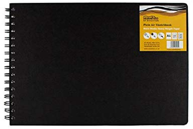 Seawhite - A4 Landscape Sketchbook - Multi-Media Heavy Weight Paper - 220 GSM - 20 Sheets