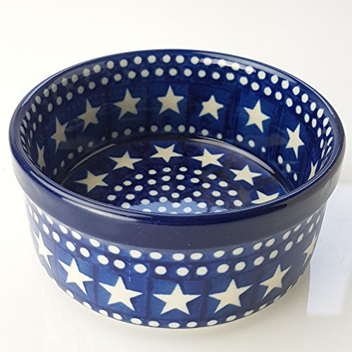 Polish Pottery 10cm Ramekin Soufflé Dish - Midnight Star