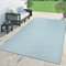 TT Home Moderner Outdoor Teppich Wetterfest Für Innen- Und Außenbereich Meliert In Blau, Größe:120x160 cm
