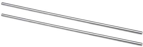 sourcing map 2Stk. Rund Stahlstange 4mm HSS Drehmaschine Stangenmaterial Werkzeug 200mm Lang für Wellen Zahnrad Bohrmaschine Drehende Miniaturachse Zylinderstift DIY Bastelwerkzeug