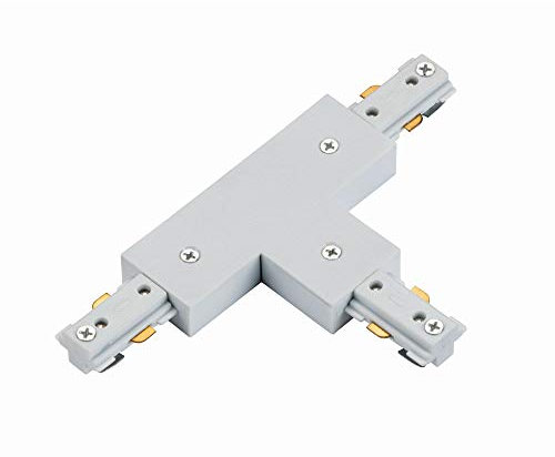 White 240V Single Circuit Track T Shape Connector Accessory Track Lighting