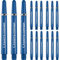 DESIGNA DARTS S0742 Schäfte | 5 Sets robuste Nylon-Dartpfeile, inklusive Stahlring, Medium, Blau