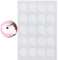 500 Pcs Disposable Glue Pads Waterproof Sticker Eyelash Glue Holder for Eyelash Extension Glue Pallet