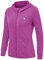 donhobo Women's Running Jackets with Thumb Hole,Long Sleeve Gym Sport Zip Up Hoodie Top Breathable Quick-Dry Tops with Zip Side Pocket Purple S
