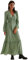 NA-KD Balloon Sleeve Maxi Frill Dress Vestido Informal, Flor Verde, 38 para Mujer