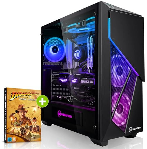 Megaport Gaming PC Intel Core i9-12900KF • Windows 11 • GeForce RTX5070TI 16GB • 32GB DDR4 • 1000GB M.2 SSD • Wasserkühlung • WLAN • Gamer pc Computer Gaming rechner