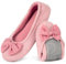 EverFoams Damen Gemütlich Leicht Frottee Baumwolle Memory Foam Ballerina Hausschuhe, Rosa, 36/37 EU
