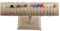 bracelet fil cordon nylon - pendentif trèfle perles nacre 6 couleurs au choix - réglable femme homme enfant bébé - fait main - résiste à l eau