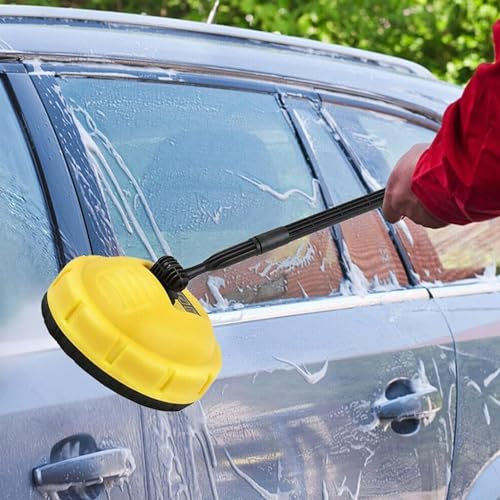 Limpiador de superficies de alta presión para Karcher K2 -K7, limpiador de alta presión, limpiador giratorio de superficies planas, lavadora a presión, cepillo redondo para puerta de garaje