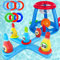 LAMOOER Piscine Gonflable Jouets de Basket-Ball Bowling Cross Toss Set, Natation Beach Ball Toss Games Summer Party Fun Favors Water Battle Game pour Enfants et Adultes
