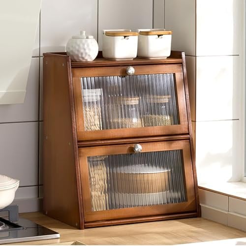 Small Sideboard, Mini Kitchen Cabinet with Door, Sideboards for Storaging Bottles, Dish, Bowl, Cupboard, for Kitchen, Study, Warehouse, Bathroom, Bedroom, Living Room (Dark Brown, 40*28*50cm)