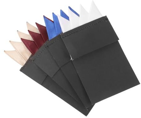 LIFKOME 4stücke Herren Anzug Einstecktücher Vorgefaltete Stofftaschentücher Und Stilvolle Accessoires Für Hochzeiten Partys Und Formelle Anlässe