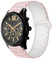Blueshaweu 18MM 20MM 22MM Armband Kompatibel mit Michael Kors Uhr, Silikon Ganz Magnetisch Einstellbar Uhrarmband Kompatibel für Michael Kors Gen 6 44mm Bradshaw, MKGO, Runway, Sofie (rose, 20MM)