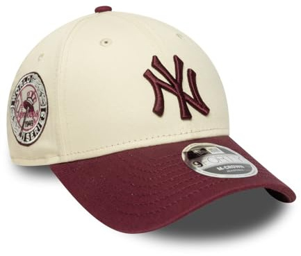 New Era 9Forty WS Patch MC Yankees CapEra Women/Men - Cotton Cap Baseball MLB Snapback, with Peak All-Season Spring Summer Autumn Winter